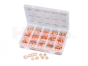 Assortment of Copper Sealing Rings (450PCS)