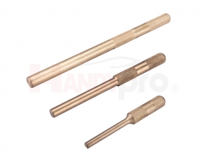 3PCS Solid Brass Pin and Drift Punch Set