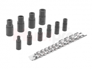 10 PCS Square Drive Screw Tapping Socket Set