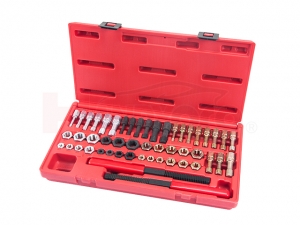 51PCS Thread Restoring Tap, Die and File Kit