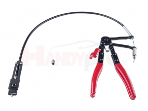FLZOSPER 9pc Hose Clamp Pliersï¼Flexible Wire Long Reach Hose Clamp Clic R Type Swivel Jaw Flat Band Pliers Fuel Oil Water Hose Work Automotive Hose R