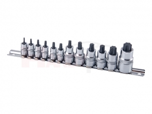12PCS Stubby TX-star Bit Socket Set