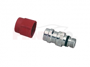 GM High Flow Adapter w/Valve Core and Cap