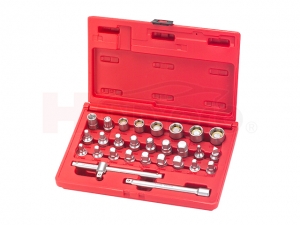 28PCS Oil Drain Plug Key Set