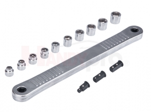 Ratchet Extension Drive Bar and Low Profile Socket Set