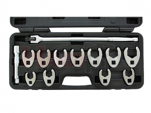 13PCS Professional Metric Crowfoot Wrench Set