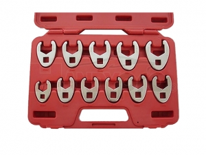 11PCS Professional Metric Crowfoot Wrench Set