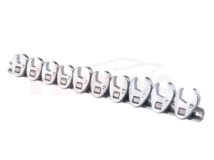 10PCS Metric Flare Nut Crowfoot Wrench Set