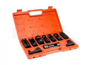 10PCS Sensor and Diesel Injector Socket Set