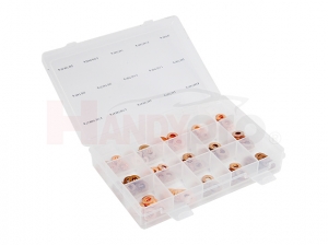 Assortment of Copper Sealing Rings (150PCS)