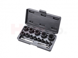 1/4" +1/2" DR. Twist Socket Set 